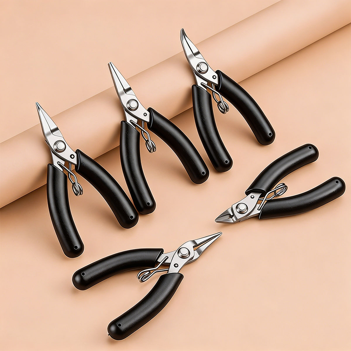 Jewelry Making Pliers Set - كماشة صغيرة من الفولاذ المقاوم للصدأ