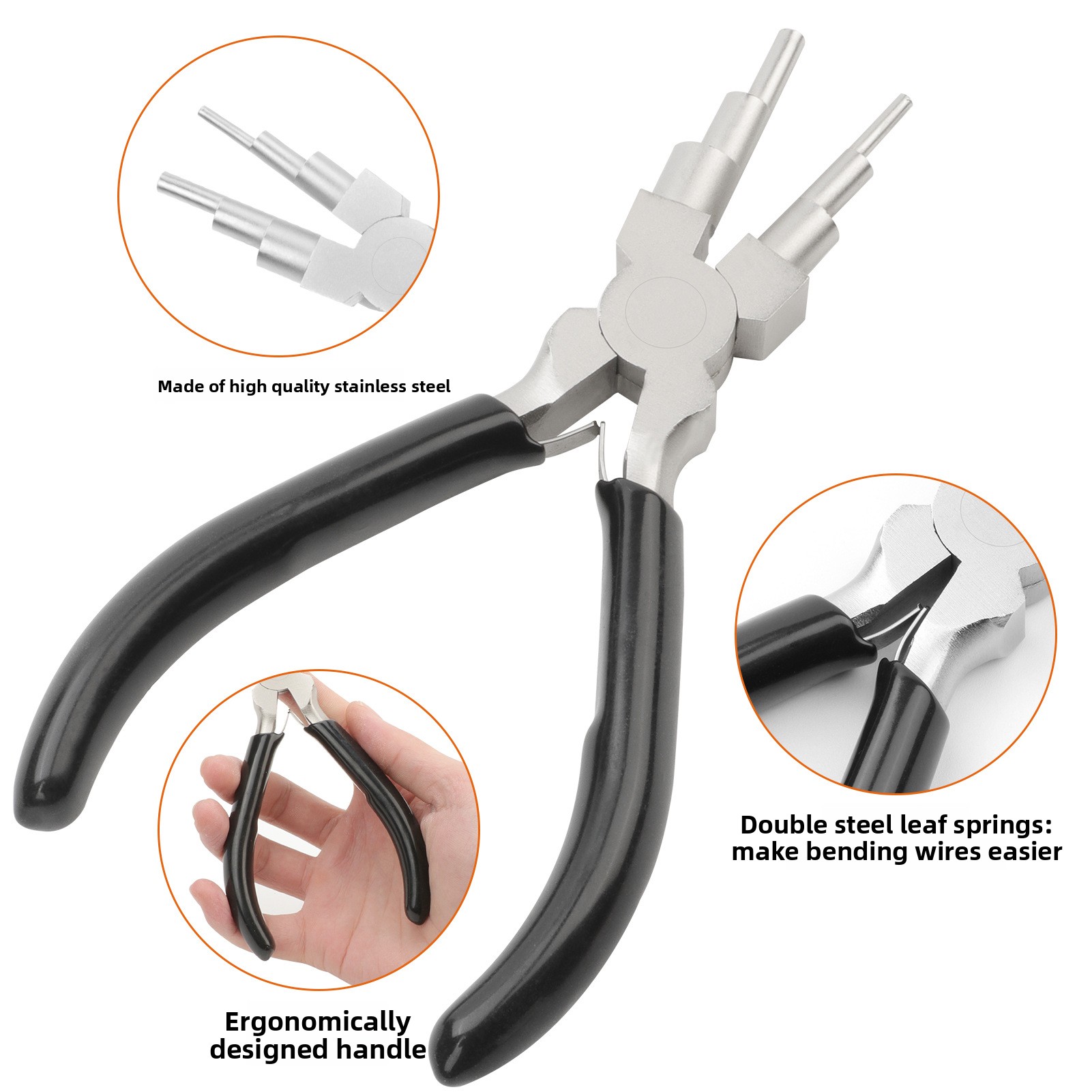طقم كماشة مجوهرات 6 في 1 بمقبض - مراجعة Jewelry Making Pliers Set وسعره