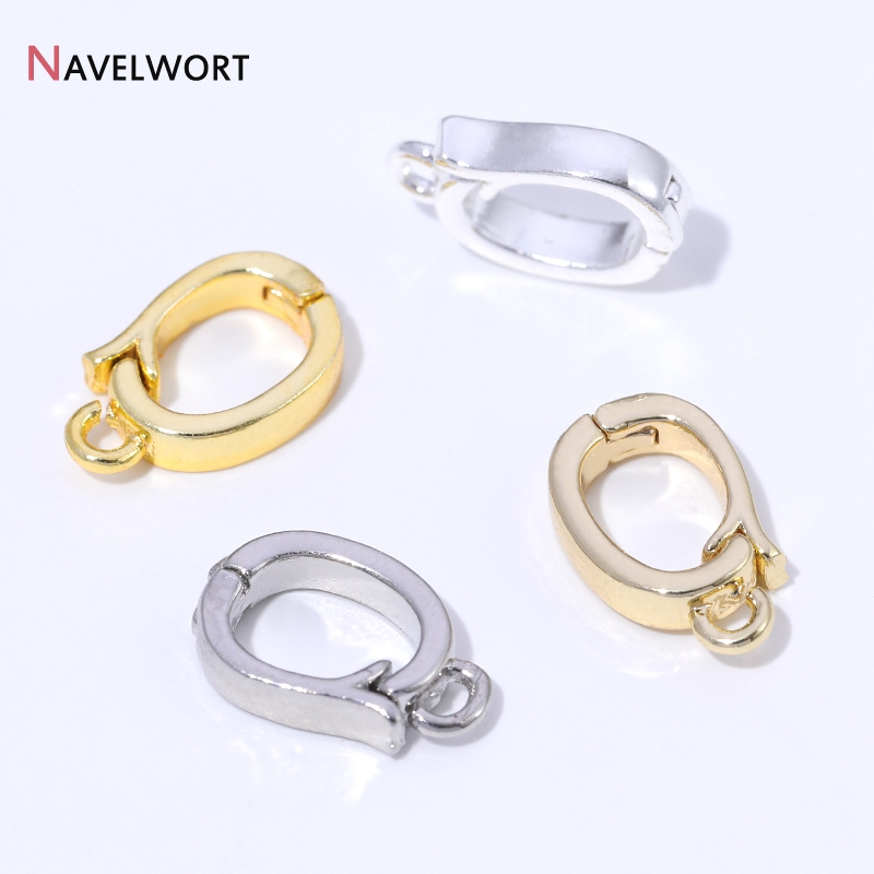 مشبك قلادة معدني مطلي بالذهب ع - مراجعة Jewelry Making Findings وسعره