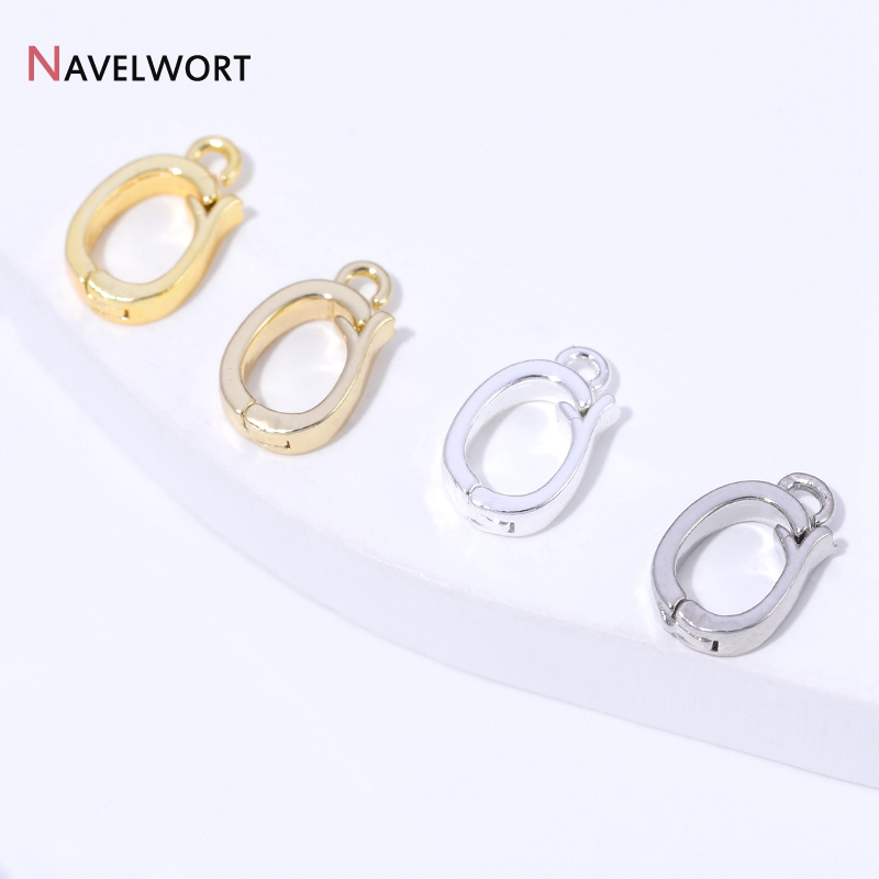 مشبك قلادة معدني مطلي بالذهب ع - مراجعة Jewelry Making Findings وسعره