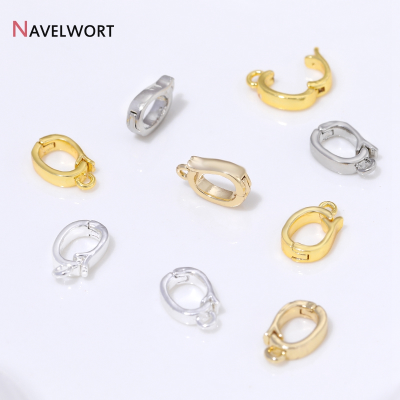 مشبك قلادة معدني مطلي بالذهب ع - مراجعة Jewelry Making Findings وسعره