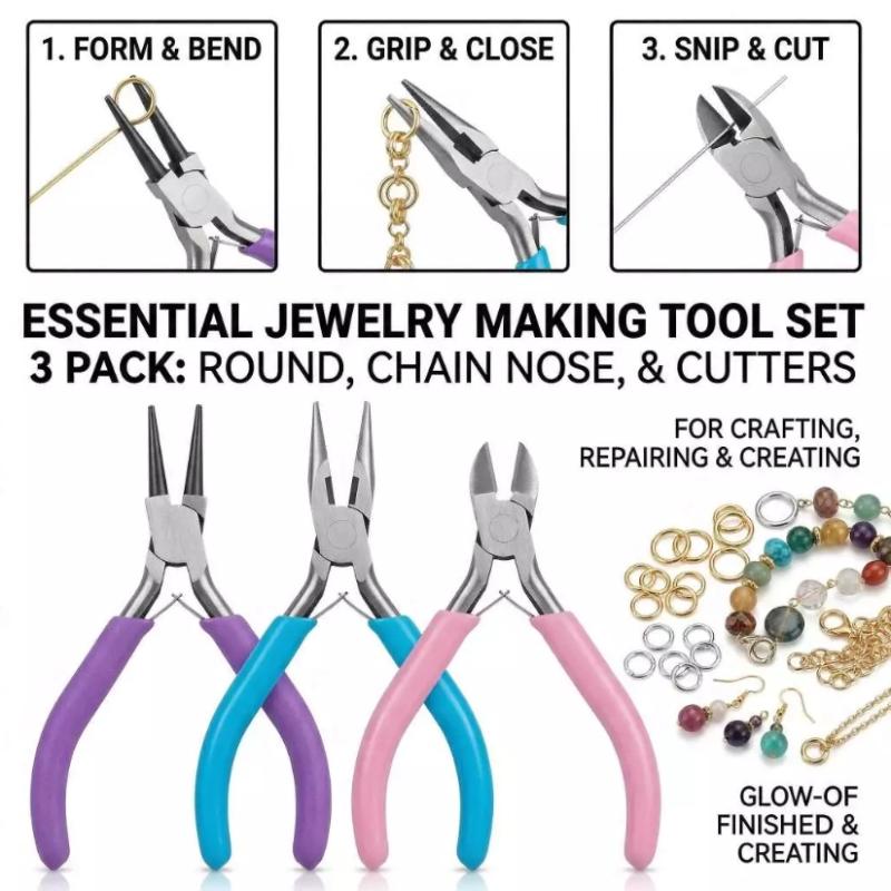 أدوات صناعة المجوهرات، مجموعة  - مراجعة Jewelry Making Pliers Set وسعره