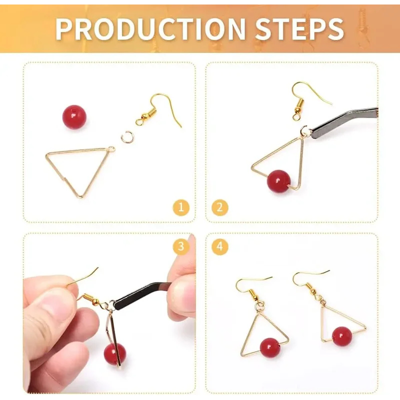 100/500 قطعة Findings بها بنفس - مراجعة Jewelry Making Findings وسعره