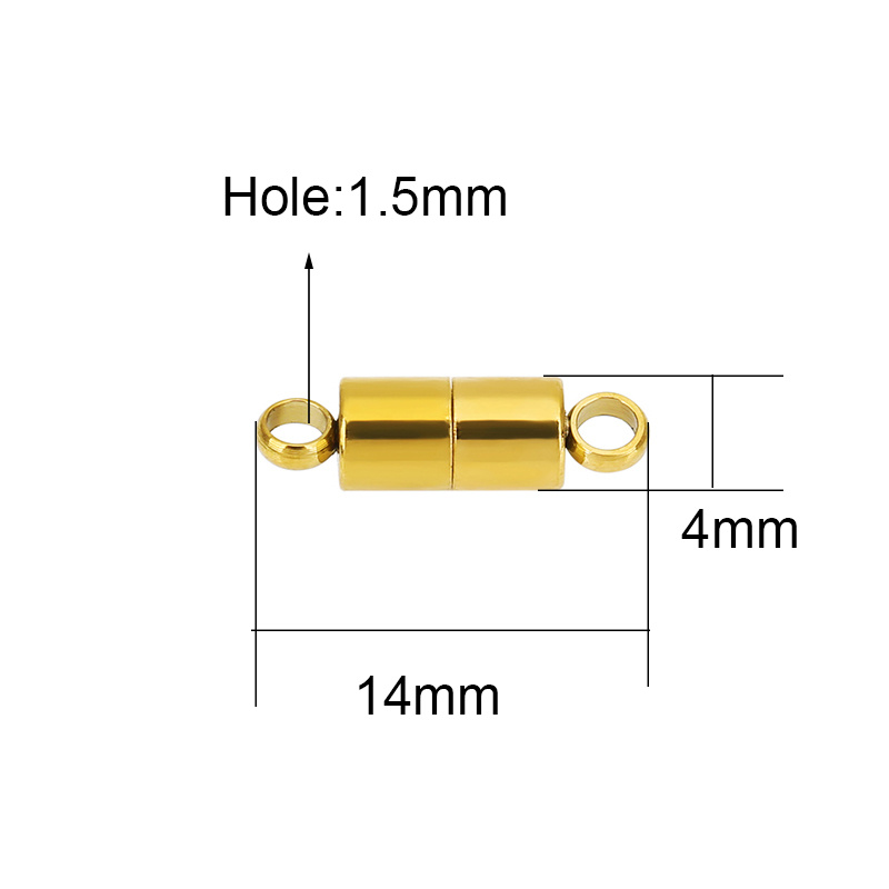 قطعتان من مشابك القلائد المغنا - مراجعة Jewelry Making Findings وسعره